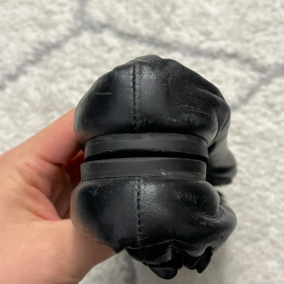 Tory Burch Reva Black Gold Medallion Ballet Flats - Picture 10 of 14